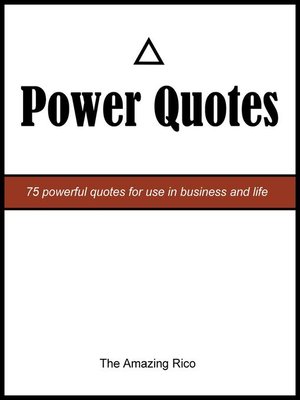 cover image of Power Quotes